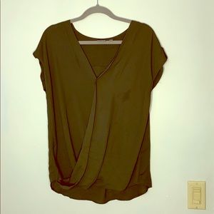 Soho Green Blouse Top Sz Large